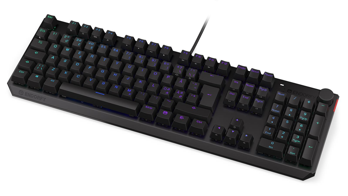 Endorfy Thock Nordic RED Gaming tastatur