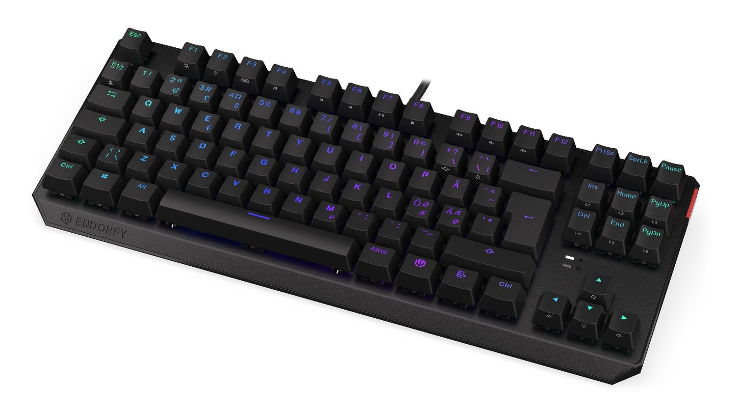 Endorfy Thock TKL Nordic, RED Gaming tastatur